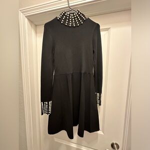 Zara pearl sweater dres